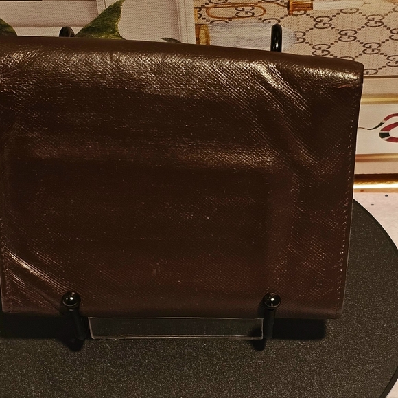 PRADA TRIFOLD SAFFIANO LEATHER  WALLET - Picture 14 of 16